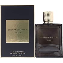 Cristiano Ronaldo Legacy Eau de Toilette for Men, Vaporizer or